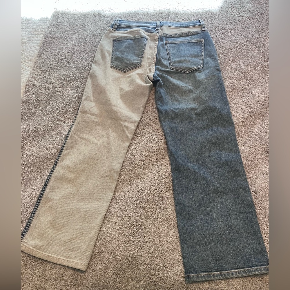 Current Elliott retro color block Jeans size 26 mid-rise